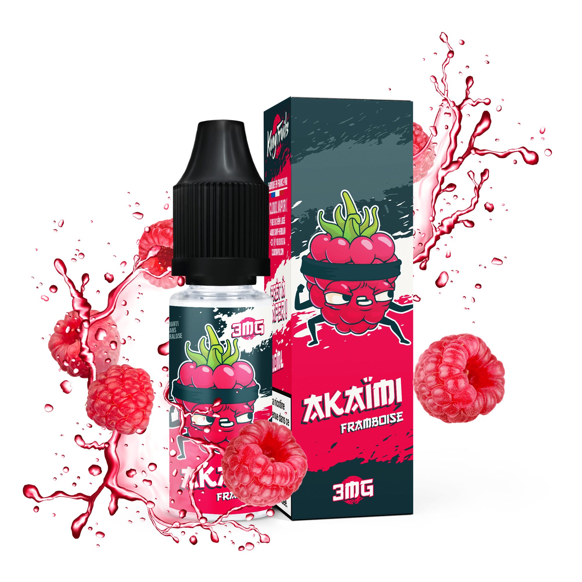 PACK AKAIMI x 12 - E-liquide 10ml nicotiné