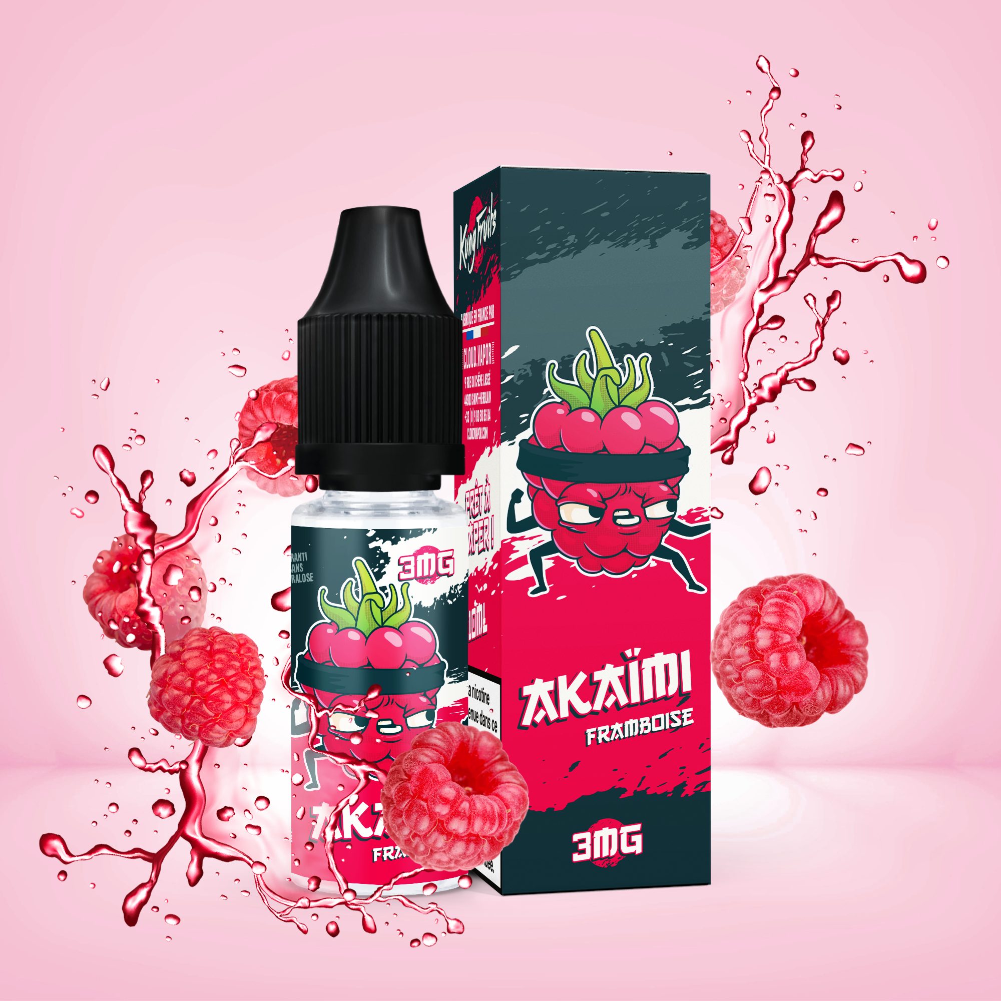 PACK AKAIMI x 12 - E-liquide 10ml nicotiné