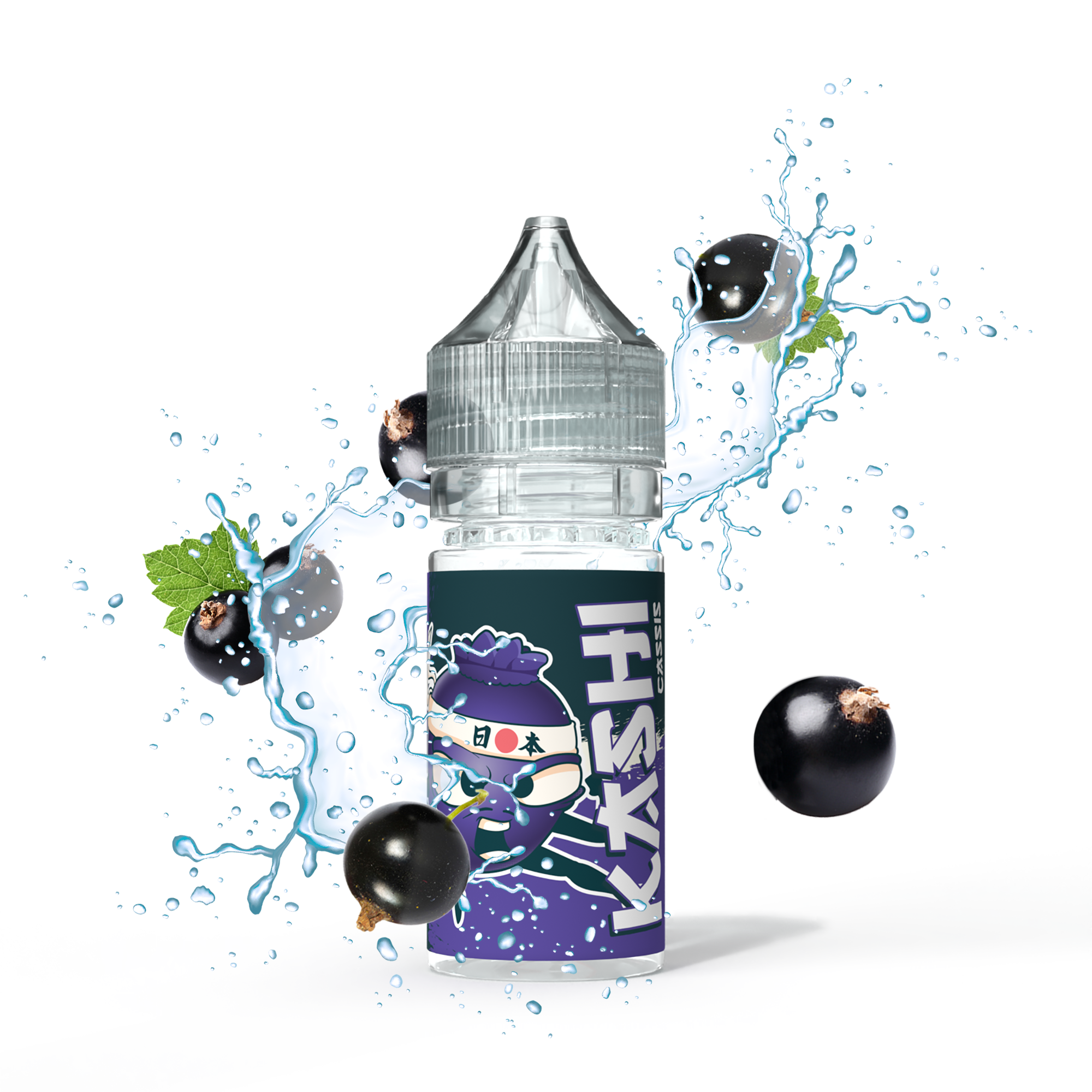E-liquide 30ml d'Arôme concentré KASHI. Le petit karatéka Cassis de la gamme Kung Fruits des produits DIY de la marque CLOUD VAPOR