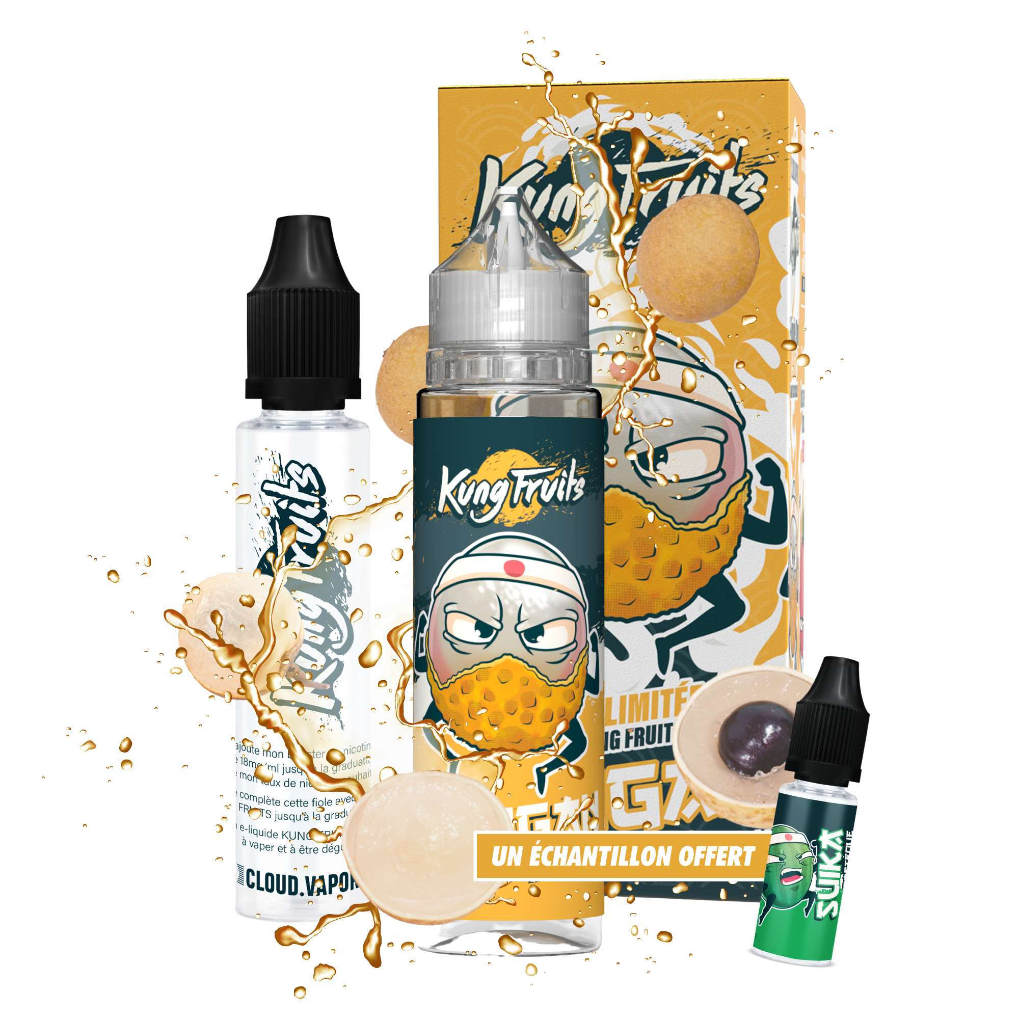 PACK RYUGAN - E-liquide 70ml + 1 KUNG BOOST OFFERT