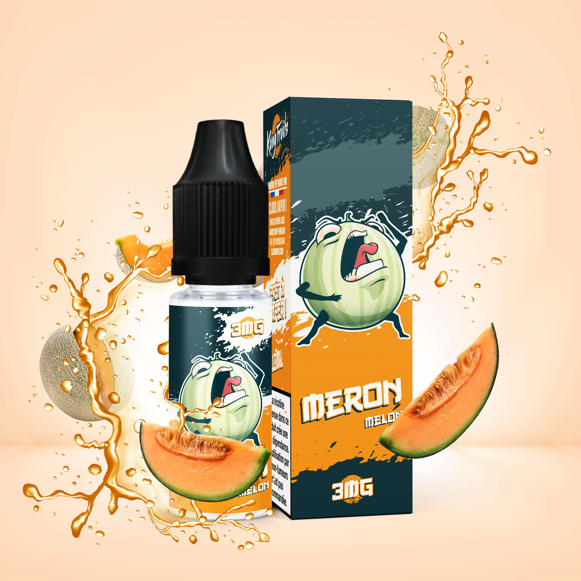 MERON -  E-liquide 10ml nicotiné