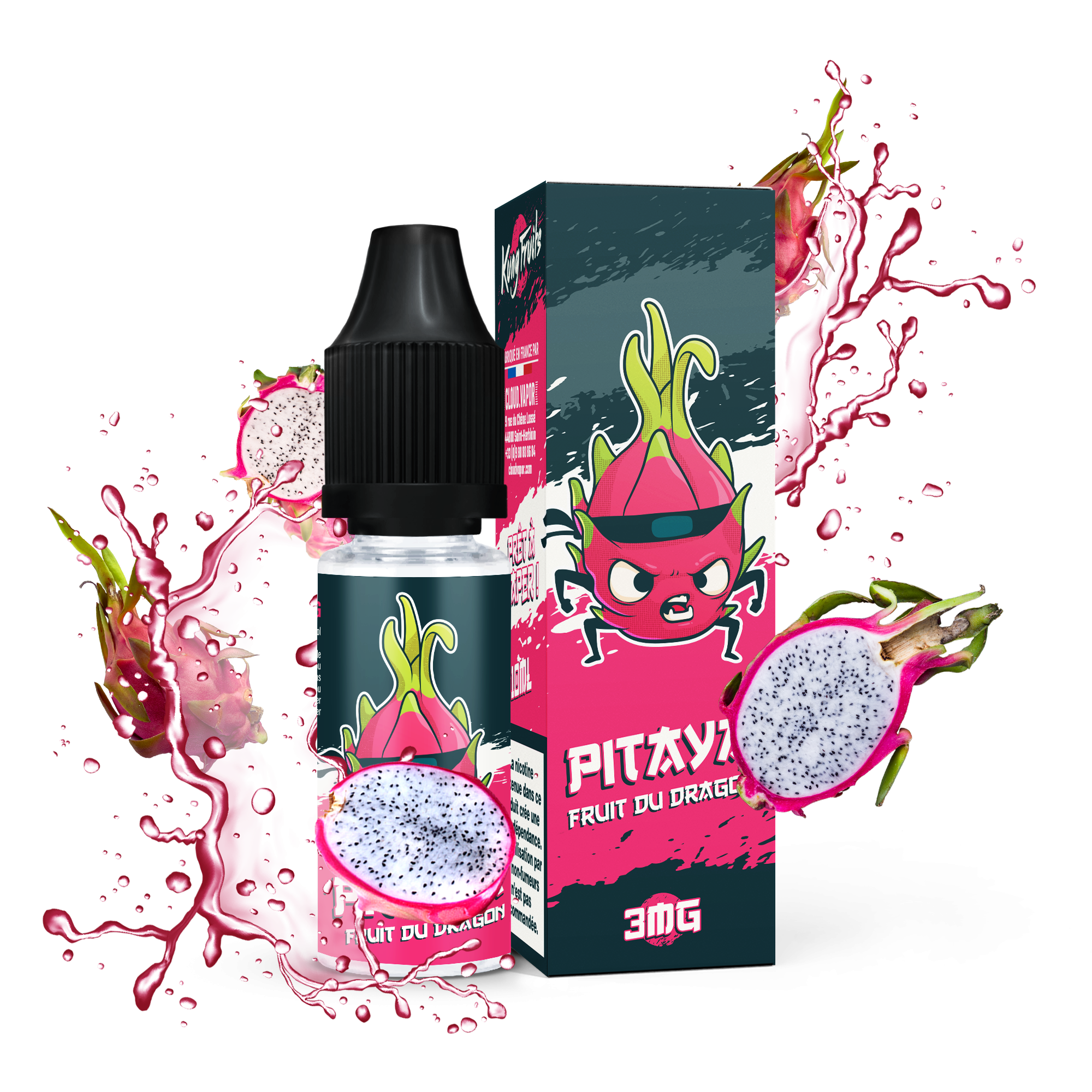 PACK PITAYA - E-liquide 10ml nicotiné x12