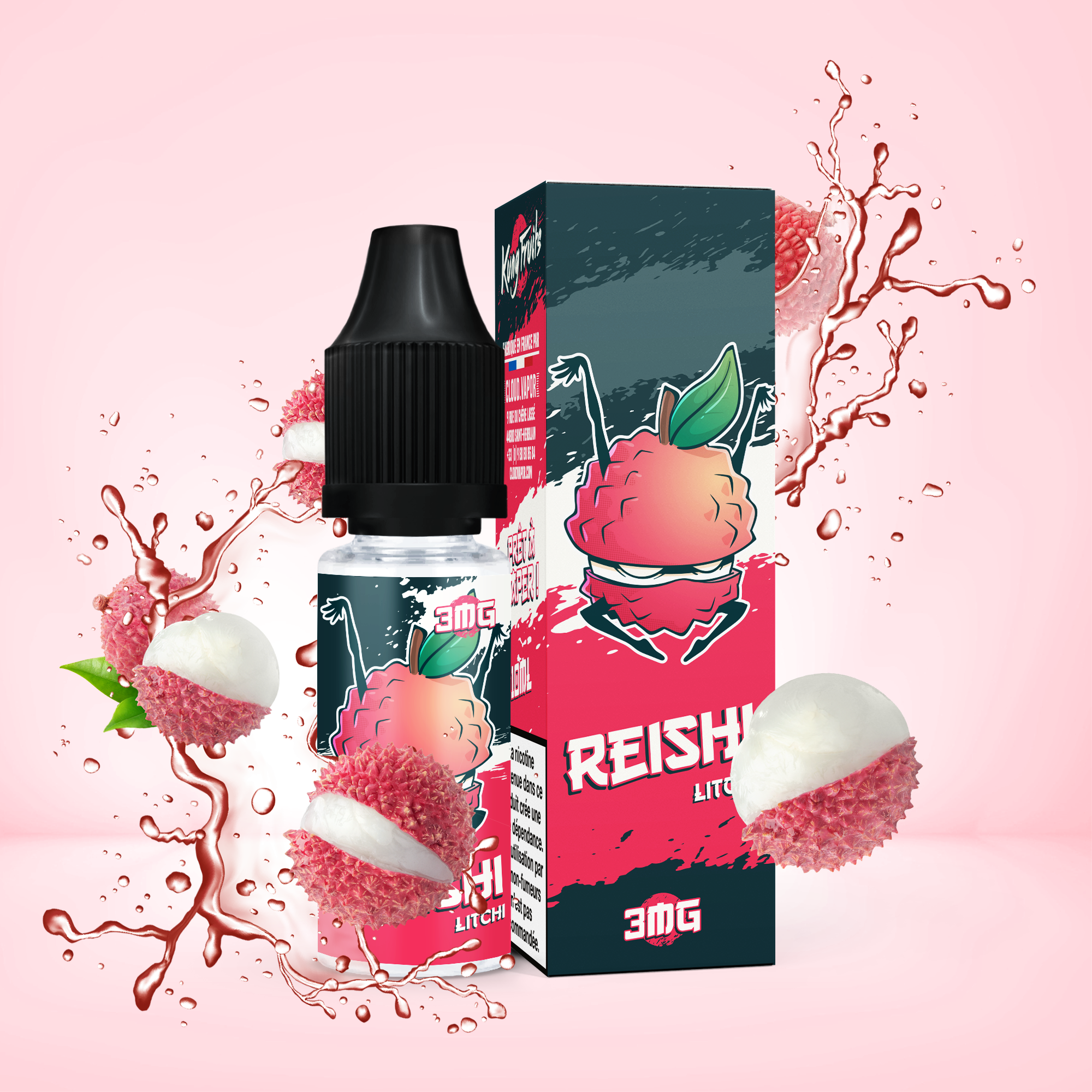 REISHI - E-liquide 10ml nicotiné