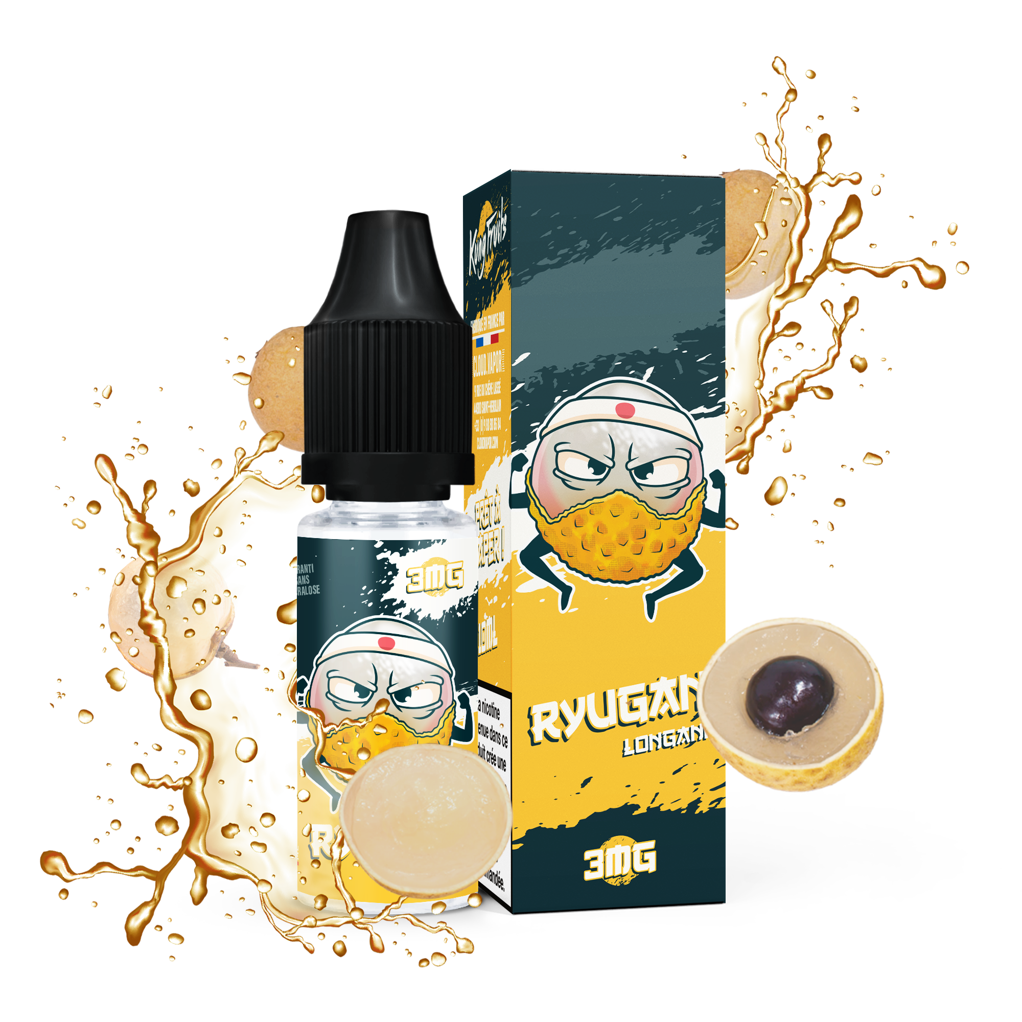 RYUGAN - E-liquide 10ml nicotiné