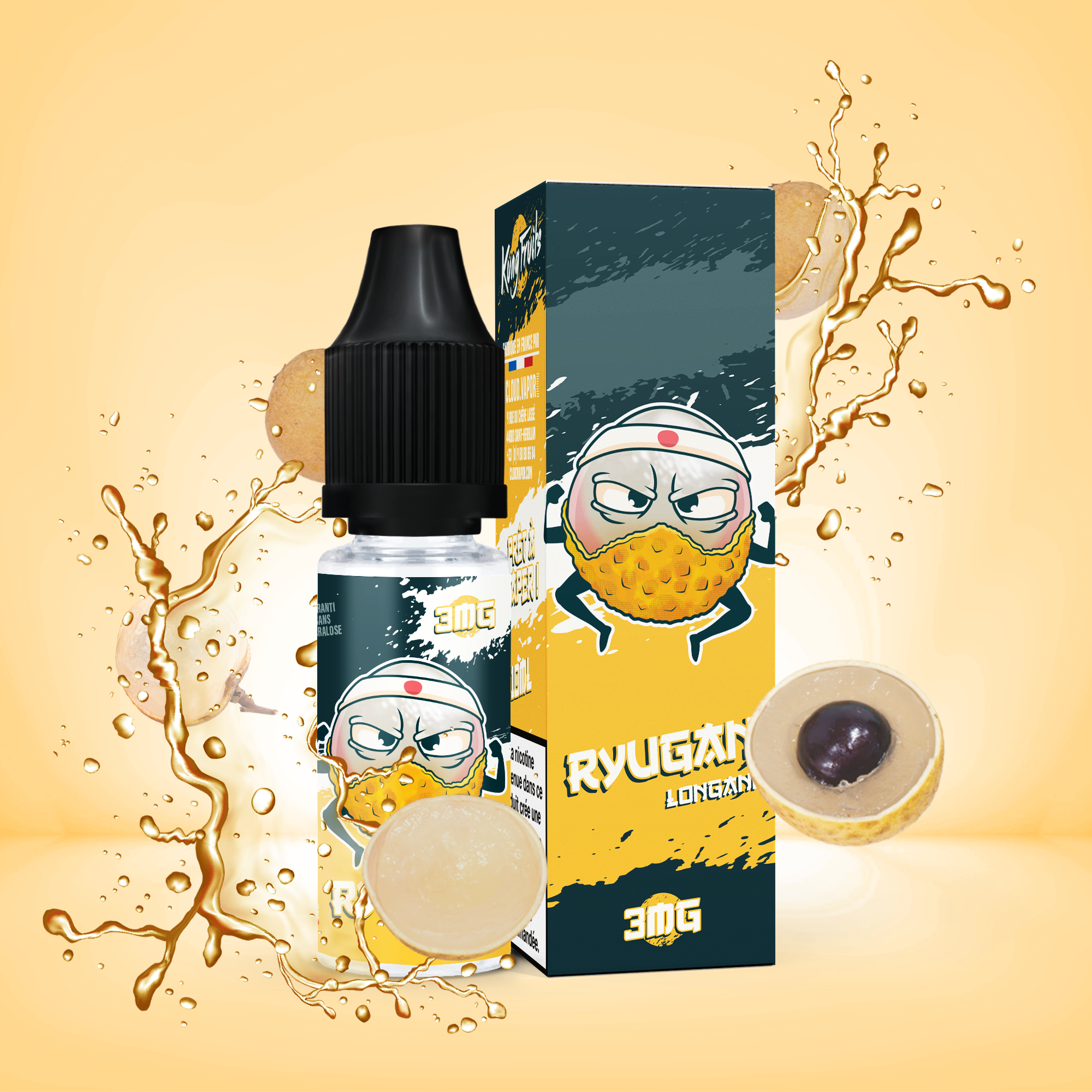 RYUGAN - E-liquide 10ml nicotiné