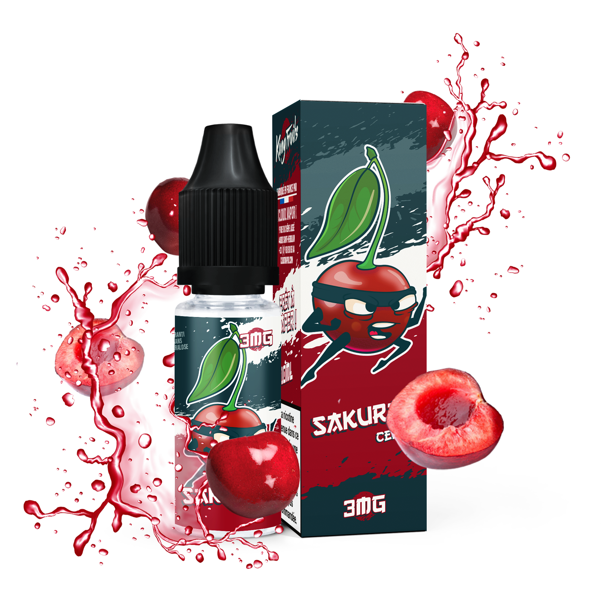 SAKURAN - E-liquide 10ml nicotiné