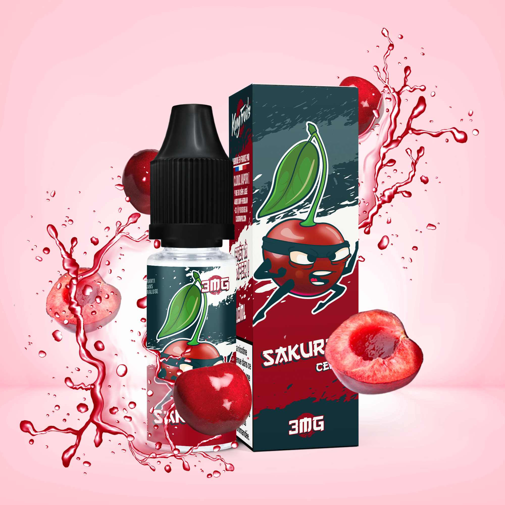 SAKURAN - E-liquide 10ml nicotiné