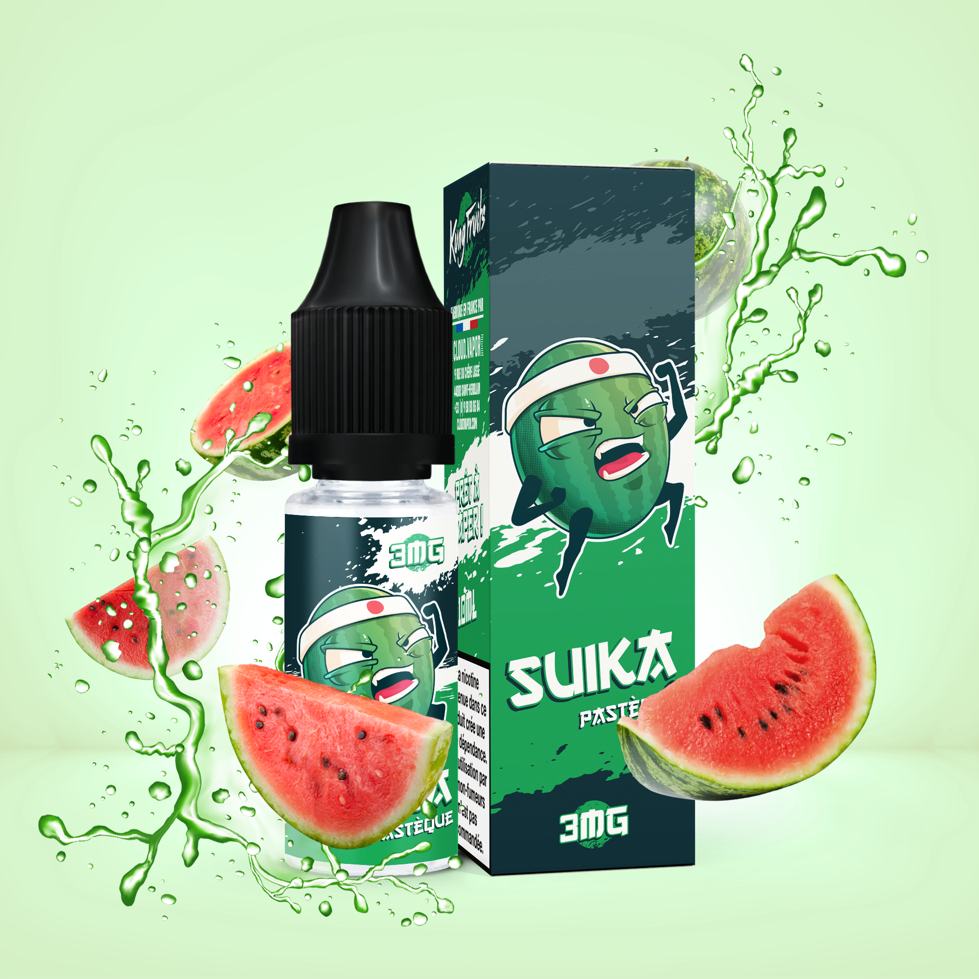 SUIKA -  E-liquide 10ml nicotiné