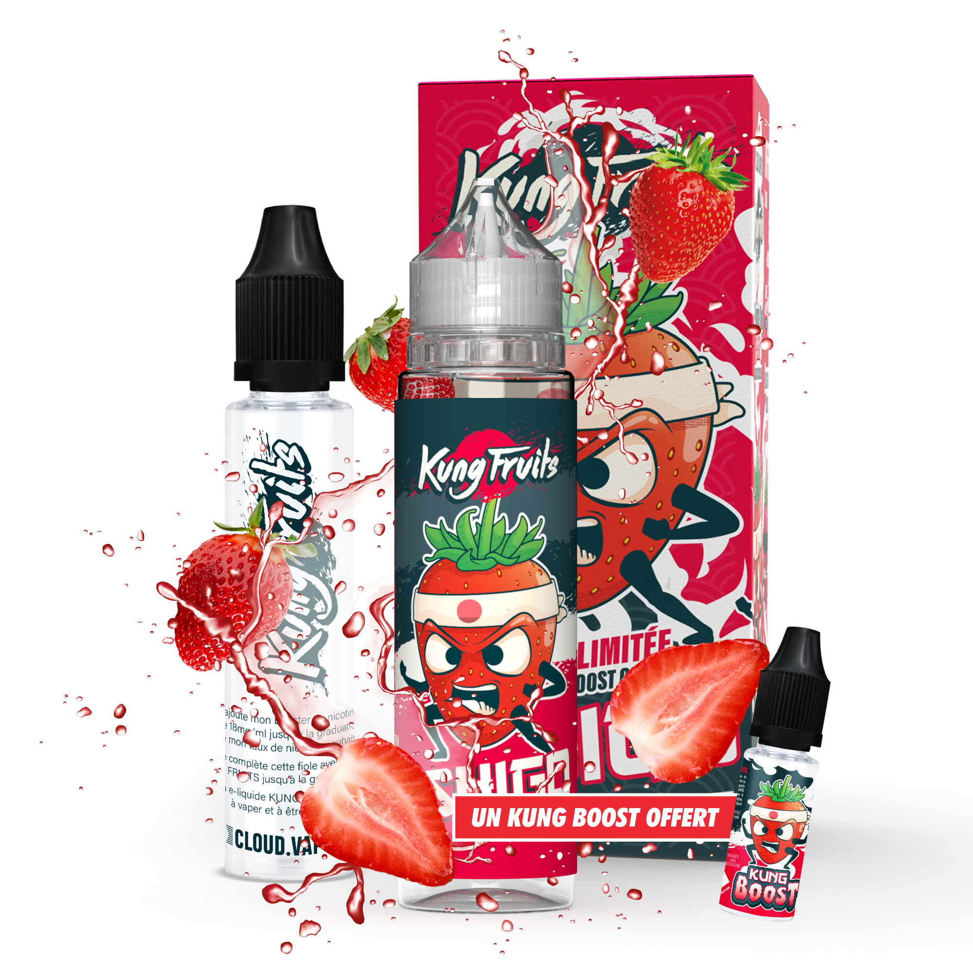 PACK ISHIGO - E-liquide 70ml + 1 KUNG BOOST OFFERT