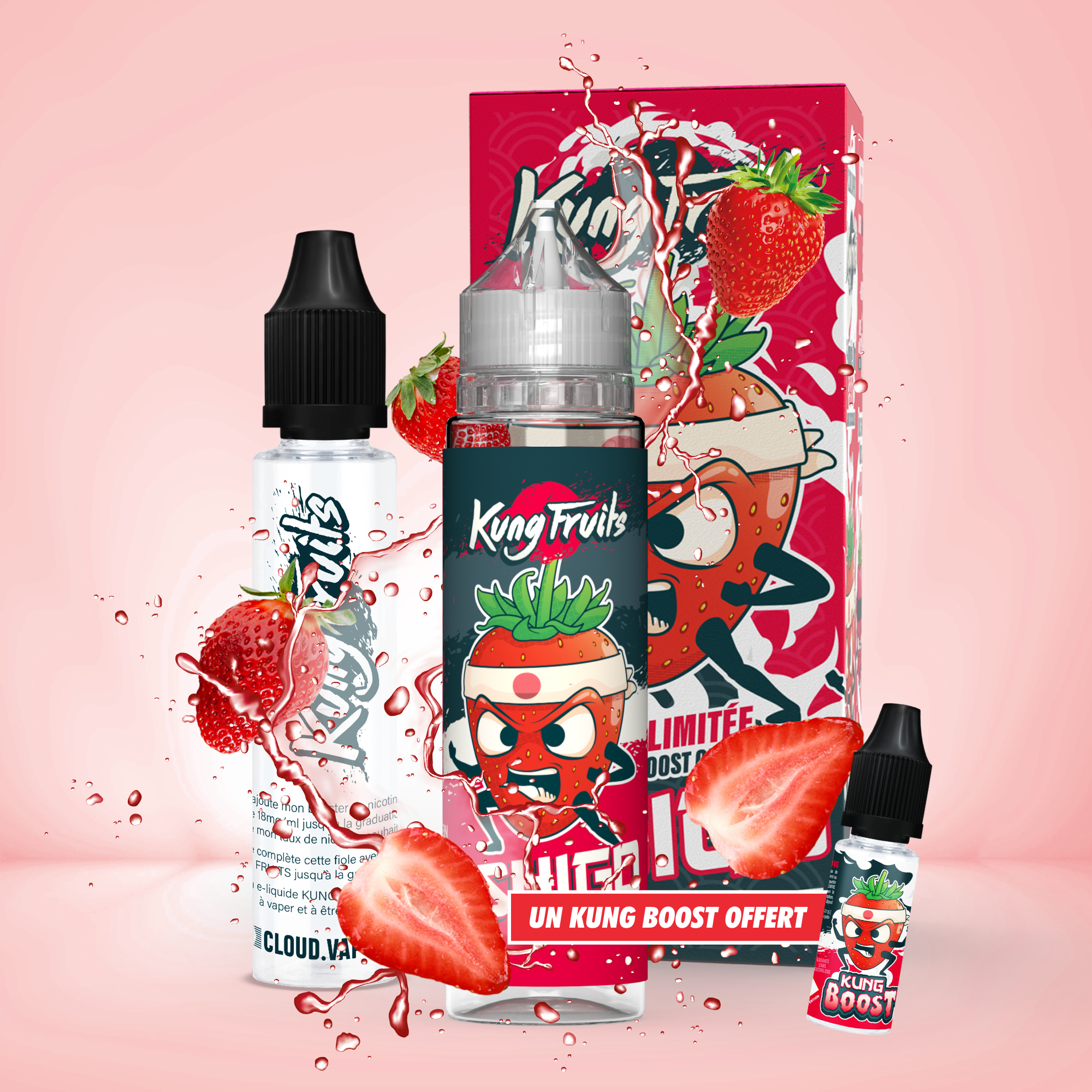 PACK ISHIGO - E-liquide 70ml + 1 KUNG BOOST OFFERT