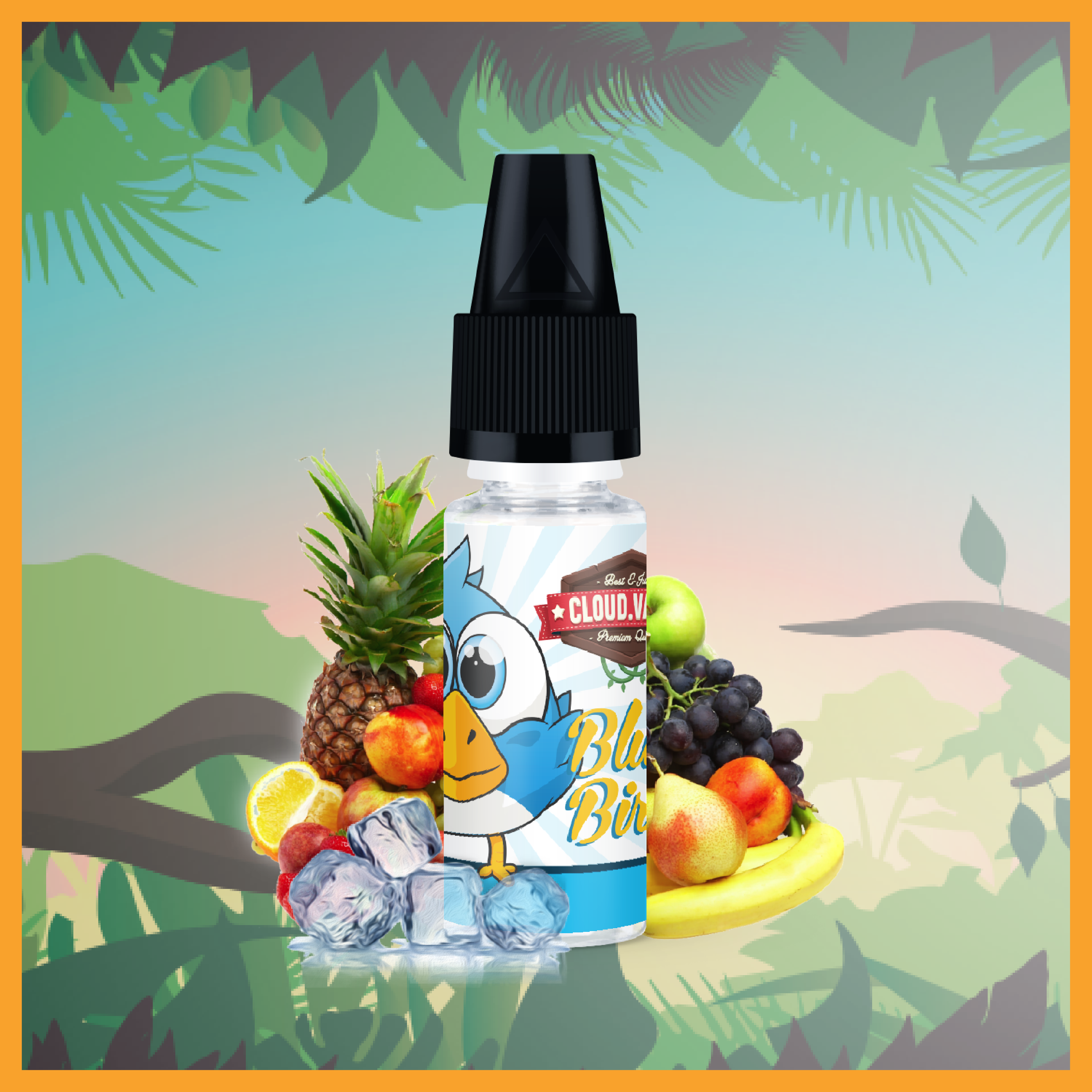 Arôme BLUE BIRD de la Gamme Animals en format DIY 10ml goût fruits exotiques