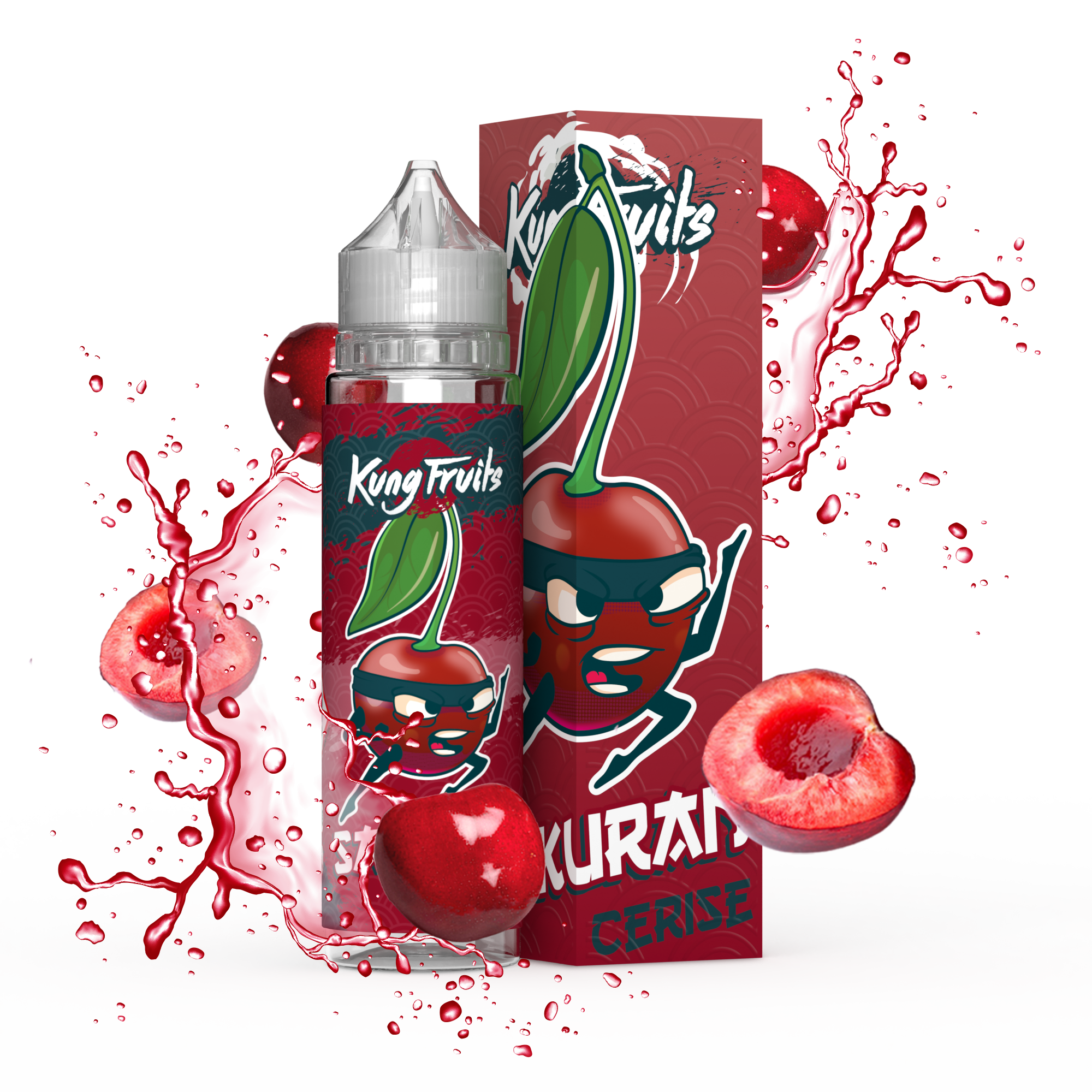 SAKURAN - E-Liquide 50ml - KUNG FRUITS