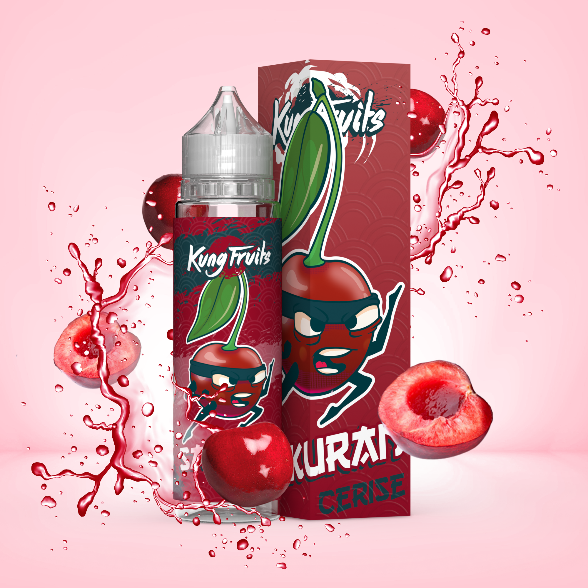 SAKURAN - E-Liquide 50ml - KUNG FRUITS