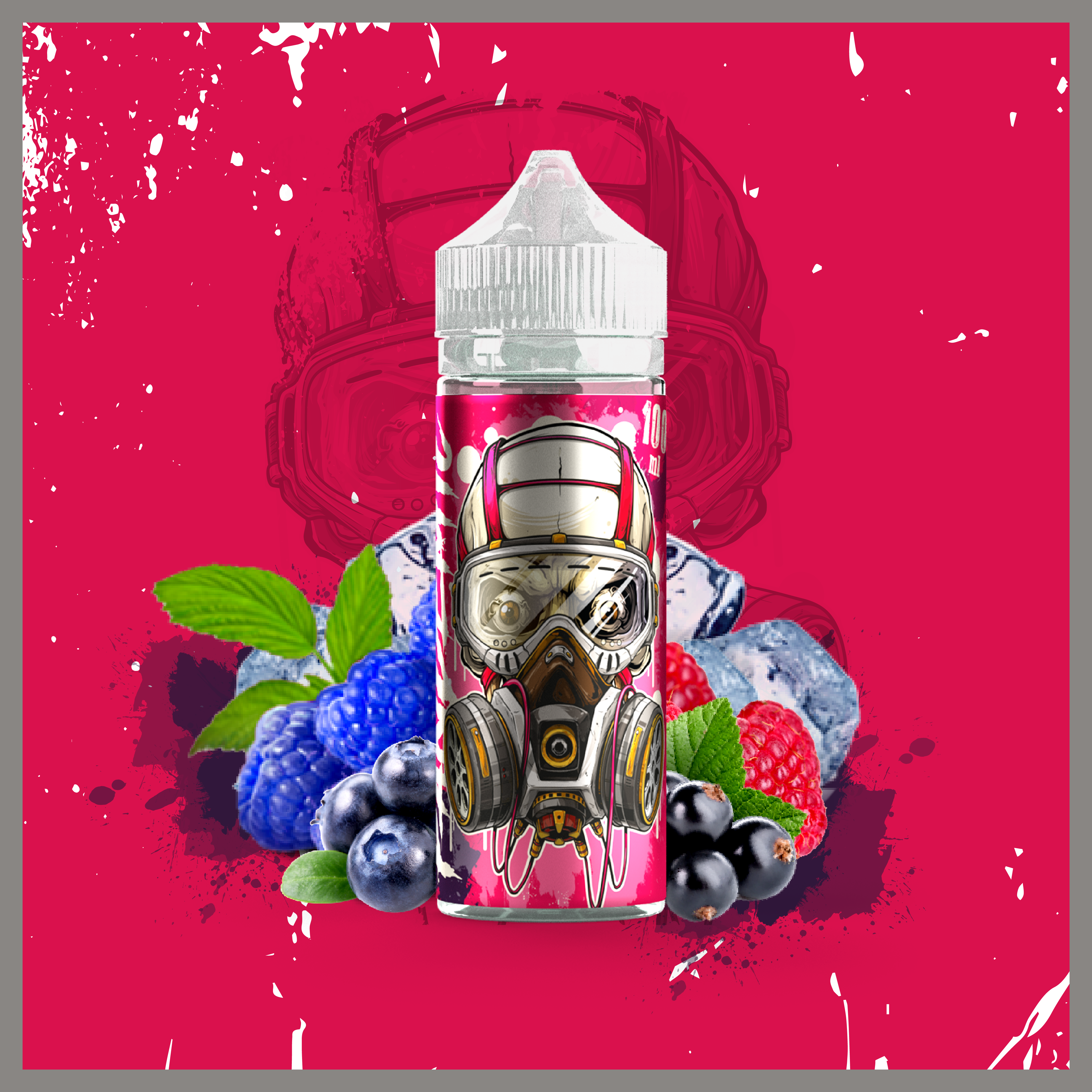 E-liquide Pandemic en format 100ml goût fruits rouges